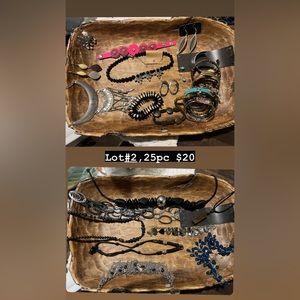 25pc jewelry lot for $25